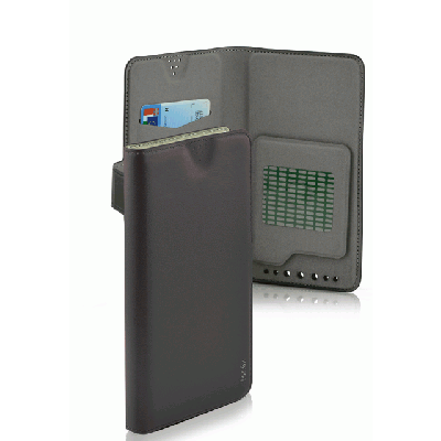 Fonex Twin universaalne mobiiliümbris 5.8" kuni 6.4'', must