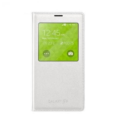 Samsung Galaxy S5 mobiilitikott S-View Cover, valge