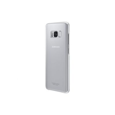 Samsung Galaxy S8 Clear Cover telefonikate, läbipaistev ( hõbedane raam )