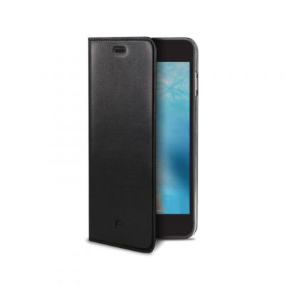 Celly Air Pelle nahast mobiiliümbris Apple iPhone 7'le, must