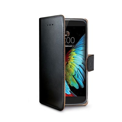 Celly Wally mobiiliümbris LG K10'le, must