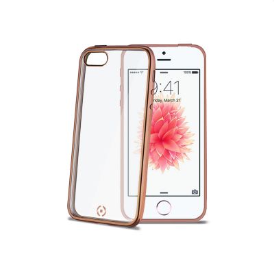 Celly Laser ümbris Apple iPhone 5 / 5S / SE'le, läbipaistev kuldne