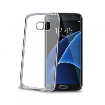 Celly Laser ümbris Samsung Galaxy S7 Edge'le, läbipaistev hõbedane