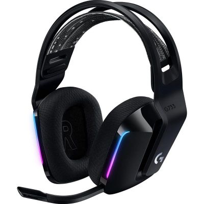 Juhtmevaba Peakomplekt Logitech G733 RGB, must
