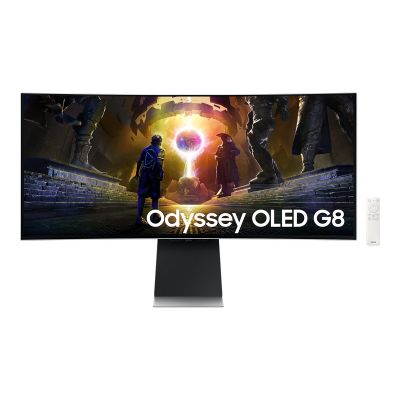 Samsung LS34DG850SUXDU | 34 " | OLED | 21:9 | 175 Hz | 0.03 ms | 3440 x 1440 pixels | HDMI ports quantity 2 | Silver