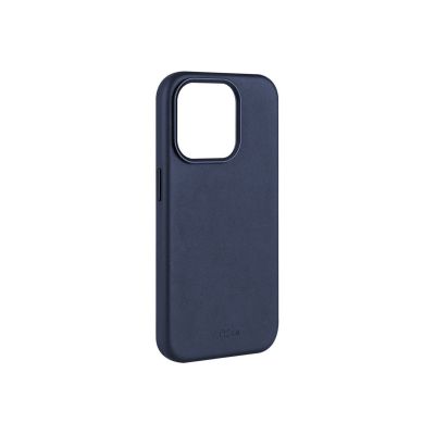 Fixed MagLeather | Back cover | Apple | iPhone 16 Pro Max | Leather | Blue