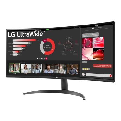 LG 34WR50QK-B | 34 " | VA | QHD | 21:9 | 100 Hz | 5 ms | 3440 x 1440 pixels | 240 cd/m | HDMI ports quantity 2