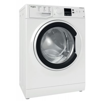 Whirlpool Washing machine | WRBSS 6249 W EU | Energy efficiency class C | Front loading | Washing capacity 6 kg | 1200 RPM | Depth 42.5 cm | Width 59.5 cm | Display | LED | White