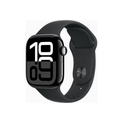 Apple Watch Series 10 | Smart watch | GPS (satellite) | Always-On Retina | Waterproof | Jet Black