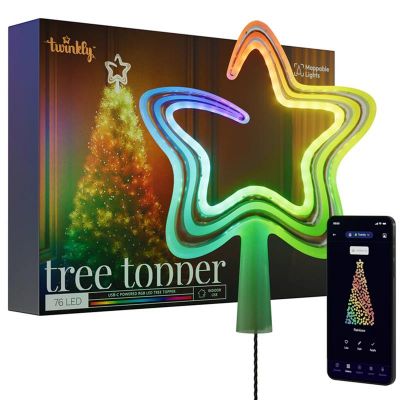 Twinkly Tree Topper - 76  LED RGB, USB-C