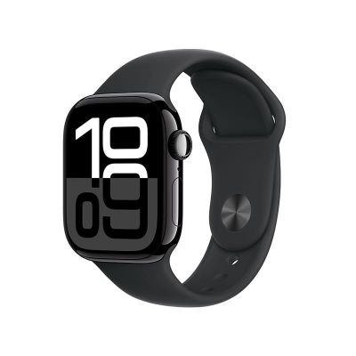 Watch 10 GPS 42mm Jet Black Alu + Black Sport Band - S/M