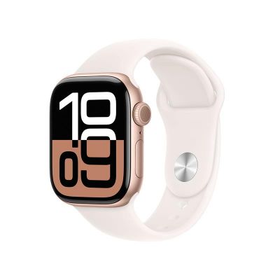 Watch 10 GPS 42mm Rose Gold Alu + Light Blush Sport Band - S/M