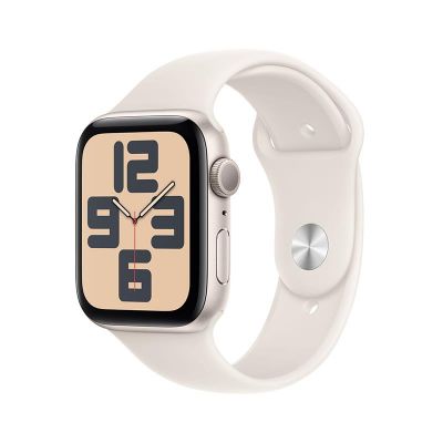 Watch SE GPS 44mm Starlight Alu + Starlight Sport Band - M/L