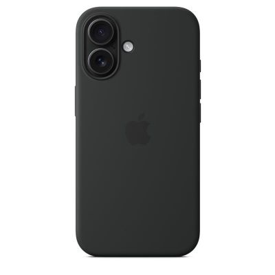 iPhone16 Silicone Case with MagSafe - Black