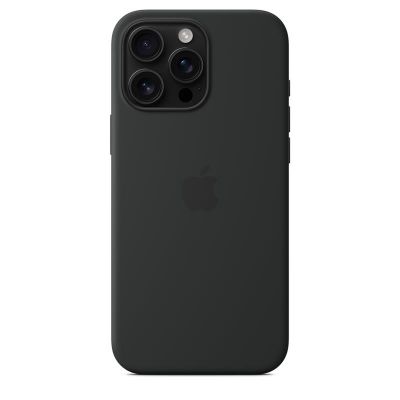 iPhone16 Pro Max Silicone Case with MagSafe - Black