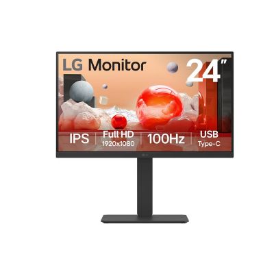 LG 24BA750-B | 23.8 " | IPS | FHD | 16:9 | 100 Hz | 5 ms | 1920 x 1080 pixels | 200 cd/m | HDMI ports quantity 1 | Black