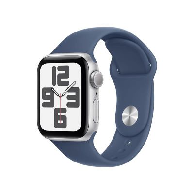 Watch SE GPS 40mm Silver Alu + Denim Sport Band - S/M
