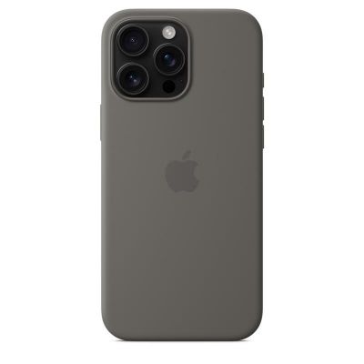 iPhone16 Pro Max Silicone Case with MagSafe - Stone Gray