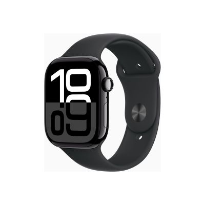 Apple Watch Series 10 | Smart watch | GPS (satellite) | Always-On Retina display | 46mm | Waterproof | Jet Black
