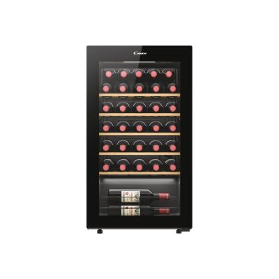 Candy Wine Cooler | 438063 | Energy efficiency class G | Free standing | Bottles capacity 34 | Black