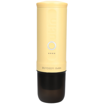 BUYDEEM Nano Espresso Machine, model OTEM-01, color Mellow Yellow