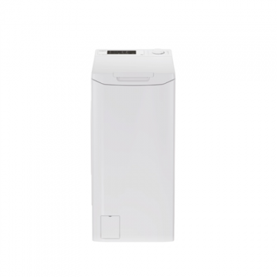 Candy Washing Machine | TCA283D2-S | Energy efficiency class D | Top loading | Washing capacity 8 kg | 1200 RPM | Depth 60 cm | Width 41 cm | Display | Digit | White