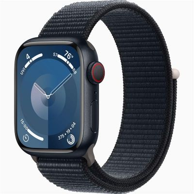 Apple Watch 9 Cellular 41mm Midnight/Midnight Sport Loop