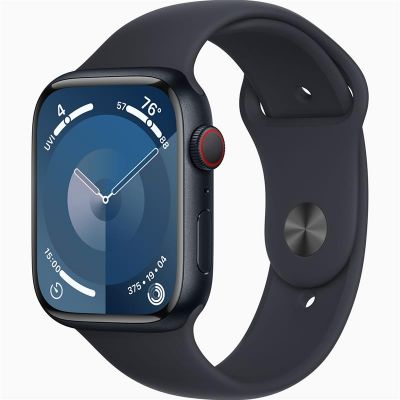 Apple Watch 9 Cellular 45mm Midnight/Midnight Sport Band M/L
