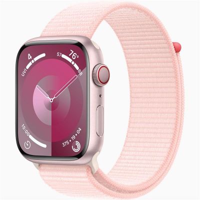 Apple Watch9 Cellular 45mm Pink/Light Pink Sport Loop
