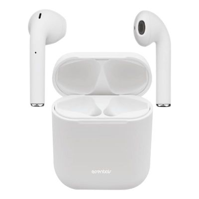 Juhtmevabad semi-in-ear kõrvaklapid, valged