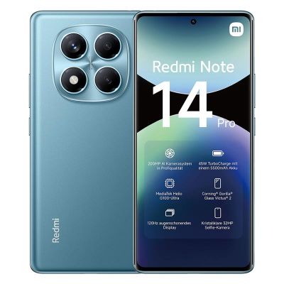Xiaomi Redmi Note 14 pro 8+256GB, sinine