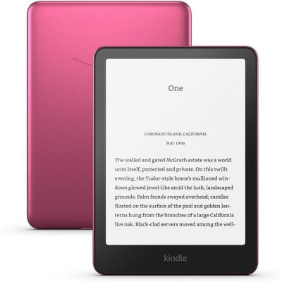 Amazon Kindle Paperwhite 2024 12th Gen Signature Edition 32GB, roosa/metallic raspberry