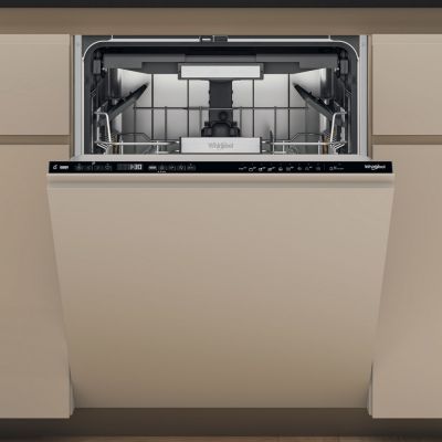 Whirlpool Dishwasher | W7I HP42 L | Built-in | Width 59.8 cm | Number of place settings 15 | Number of programs 10 | Energy efficiency class C | Display | Black