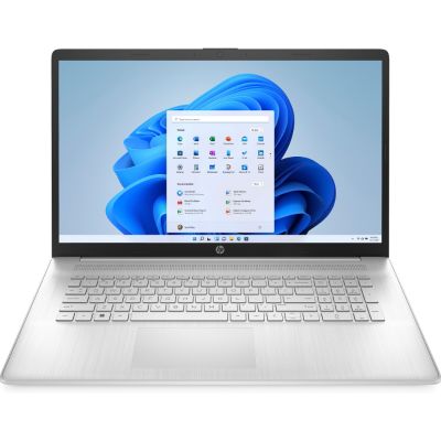 HP Laptop 17-cp2010ny - Ryzen 3 7320U, 8GB, 512GB SSD, 17.3" FHD 250-nit AG, 720p cam, FPR, US backlit keyboard, 41Wh, Natural Silver, Win 11 Home, 1 years