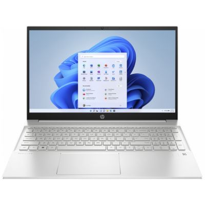 HP Pavilion Laptop 15-eh3005ny - Ryzen 7 7730U, 16GB, 512GB SSD, 15.6" FHD 250-nit AG, 720p cam, FPR, US backlit keyboard, 41Wh, Natural Silver, Win 11 Home