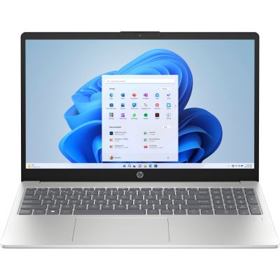 HP Laptop 15-fc0038ny - Ryzen 5 7520U, 16GB, 512GB SSD, 15.6" FHD 300-nit, 720p cam, FPR, US keyboard, 41Wh, Natural Silver, Win 11 Home