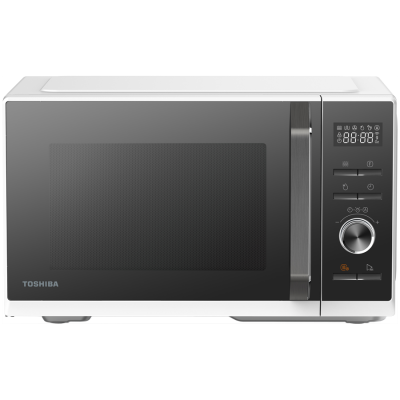 3-in-1 Microwave Oven with Grill and Combination Hob, 26 Litres, Rotating Plate with Storage, Timer, Built-in LED Lights, 900 W, Grill 1000 W, Pizza Programme, White, Product dimensions: 442*368*260