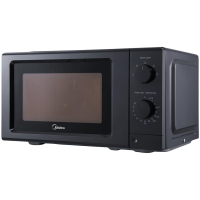 Power 700 W, Volume: 19 l, Control: mechanical,  Turntable material: Glass, Homogeneous cooking, Eco-friendly, 10 Years warranty on Magnetron,  Product dimension: 422*329*237,5 mm, Color: Black