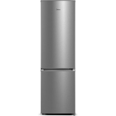 Midea Refrigerator | MERB276FGE02A | Energy efficiency class E | Free standing | Combi | Height 180 cm | No Frost system | Fridge net capacity 199 L | Freezer net capacity 71 L | 41 dB | Stainless st