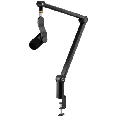 LOGITECH G Yeticaster GX Dynamic RGB Gaming Mic with LIGHTSYNC and Premium Desktop Microphone Boom Arm - BLACK - USB - N/A - WWi-9006 - EMEA