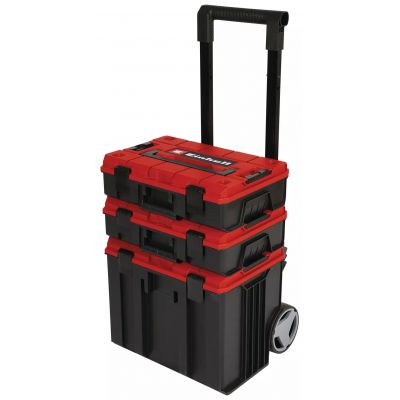 Einhell | E-Case Tower Tool Box Set with Wheels, 3 pcs | 4540015