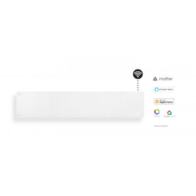 Mill Heater GL1000LWIFI3 WiFi Gen3 Panel Heater 1000 W Suitable for rooms up to 12-16 m White IPX4
