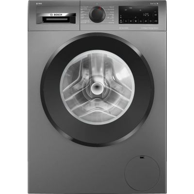 Bosch Washing Machine | WGG244RFSN | Energy efficiency class A | Front loading | Washing capacity 9 kg | 1400 RPM | Depth 59 cm | Width 59.8 cm | Display | LED | Grey