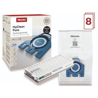 Tolmukott pure HyClean XL G/N 8tk + HA50, Miele