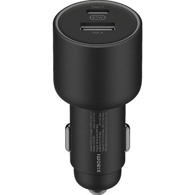 Xiaomi 67W Car Charger (USB-A + Type-C) Black