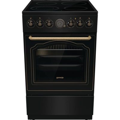 Keraamiline pliit, Gorenje, 50cm, retro must