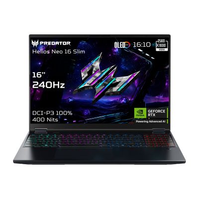 Acer Predator Helios Neo 16S AI PHN16S-71-95J5 16" FHD i9-275HX/64GB/1000GB/NVIDIA GF RTX 5070 Ti/Win11/ENG kbd/Black/2Y Warranty