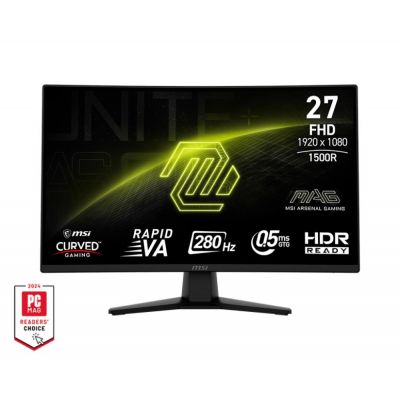 LCD Monitor|MSI|MAG 274CXF|27"|Gaming/Curved|Tilt|Matte|Panel VA|1920x1080|16:9|280 Hz|0.5 ms|Colour Black|MAG274CXF