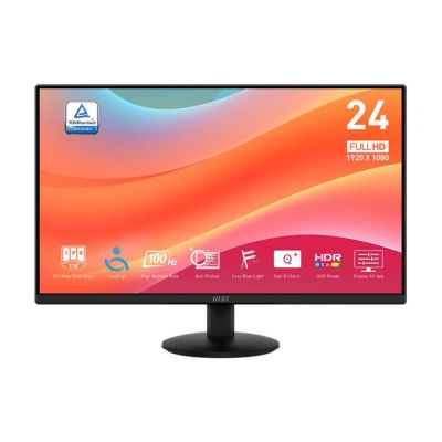 LCD Monitor|MSI|23.8"|Business|Matte|Panel IPS|1920x1080|16:9|100Hz|1 ms|Tilt|Colour Black|PROMP242L