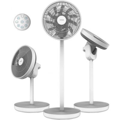 Cecotec EnergySilence 2600 Sunflower Portable | Stand Fan | Diameter 33 cm | Number of speeds 12 | Oscillation | 22 W | Remote control